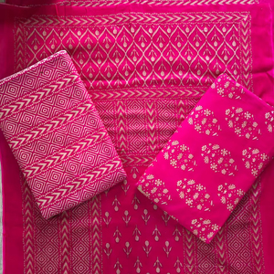 Tela con estampado de bloques de pantalla Floral tela de algodón liso para bolsos ropa de mujer cojín cortina Fabricación de vestidos - Product Image 1