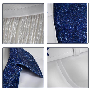 ชุดเชียร์ลีดเดอร์ผ้าสแปนเด็กซ์สำหรับเด็กผู้หญิงชุดเชียร์ลีดเดอร์ชุดฮาโลวีนของขวัญเชียร์ลีดเดอร์ - Product Image 5