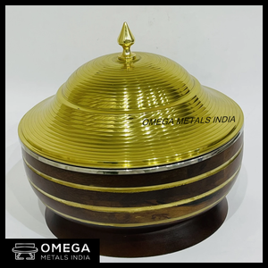 Cazuela de diseño de nácar más vendida, cazuela de Metal de madera de alta calidad y cazuela de acero inoxidable, olla caliente - Product Image 6