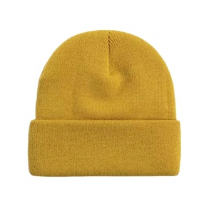 Customized Wholesale Winter Beanie Cap <b>Warm</b> Knitted Men Beanie <b>Hat</b> Embroidery Custom Logo Beanie Caps 2026 - Product Image 1