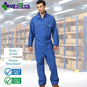 Customized Fashion Men Oil Rig Polyester White Nylon Coveralls Workwear Coverall