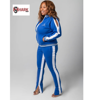Ensemble short 2 pièces personnalisé pour femmes, avec appliques zippées, coupe régulière, en molleton 100 % coton, couleur unie, séchage rapide – Meilleures ventes
