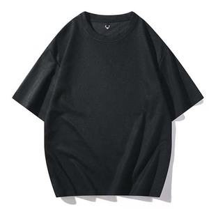Personalizado 230gsm 280gsm 300gsm 320gsm hombres camisetas de peso pesado de gran tamaño Drop Shoulder algodón poliéster personalizado camisetas de los hombres - Product Image 6