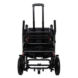 Sedia a rotelle di lusso in fibra di carbonio per ammortizzatore da viaggio con accessori pieghevoli in stile valigia - Product Image 1