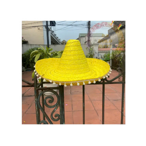 Sombrero de paja mexicano de lujo de Vietnam Un sombrero de paja con estilo para el entretenimiento cultural - Product Image 5