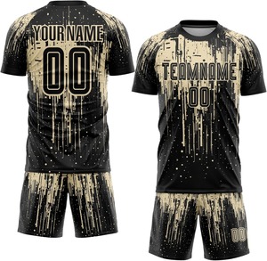Custom Sublimated Football Uniform 2025 ODM OEM Trending Breathable Quick Dry Team Kit Custom Logo 100% Polyester V-neck <b>Low</b> MOQ - Product Image 1