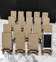 Papillon Design Mobile Stand pour la vente en gros Unique MDF Mobile Holder avec découpe laser pour la décoration de Table de maison et de bureau
