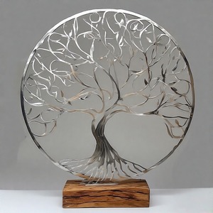 BrancheArt AuroraCanopy Designer Metal Tree Decor Escultura para interiores de lujo y decoración navideña - Product Image 6