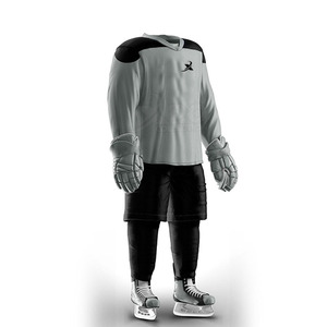 Vente en gros d'uniforme de hockey sur glace vierge à prix bon marché uniforme de hockey sur glace de haute qualité - Product Image 4