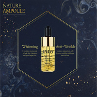 Set de Ampollas de Extracto de Ginseng de Lujo con Oro 24K Layday, Glutatión, Vitamina C, Cuidado de la Piel Coreano, Belleza, Antiarrugas, Colágeno, Blanqueamiento