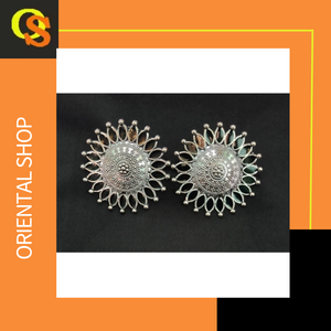 ชุดต่างหูพร้อมต่างหูชุบเงินสำหรับผู้หญิงที่สวมใส่โดยผู้ส่งออกอินเดีย - Product Image 5