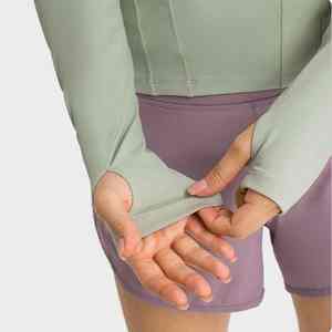 Haut technique respirant de haute qualité pour l'équitation, sous-vêtements techniques pour femmes, manches longues, demi-boutons - Product Image 4