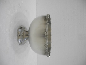 Bol de service d'utilisation de restauration de finition brillante de style unique pour la décoration de table à la maison bol de fruits décoratif en métal en laiton de grande taille - Product Image 2