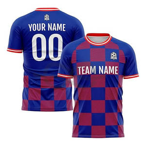 Meilleure vente Maillot de football surdimensionné pour homme Nouvelle arrivée Respirant Sublimation complète avec numéros Qualité thaïlandaise Style supérieur de Club - Product Image 1