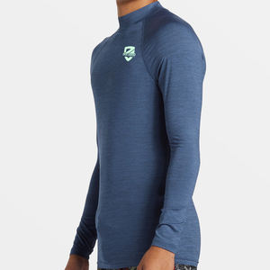 Fourniture directe par le fabricant de haute qualité personnalisé à manches longues MMA Rash Guard pour hommes Performance Arts martiaux Wear Jiu Jitsu Front - Product Image 4