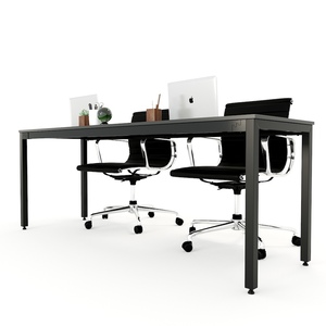 200x60cm Uconcept HBUC036 Computer <b>Desk</b> High Quality Rubberwood with Iron Legs Practical and Stylish Office Furniture - Product Image 4