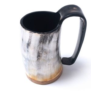 Véritable tasse de corne à boire Viking avec poignée pour bière café à un prix abordable tasse de corne à boire Viking pour l'occasion de Noël - Product Image 4
