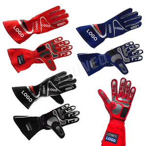 Vente en gros de gants de kart de course de feu pour kart de course, gants d'extérieur antidérapants absorbant les chocs, coupe-vent pour long doigt - Product Image 1