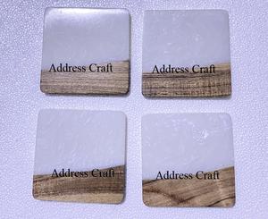 European and American Style Wood Resin <b>Coasters</b> 2026 Trendy Resin <b>Coasters</b> Best Quality Tableware Decorative <b>Coasters</b> <b>for</b> <b>Drinks</b> - Product Image 5
