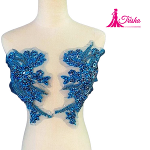 Appliques de costume de perles lourdes pour vêtements Accents décoratifs de qualité supérieure pour la conception de vêtements - Product Image 1