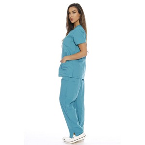 Nuevo conjunto de traje médico para mujer de 2025 diseños con mono, perfecto para enfermeras y médicos en hospitales - Product Image 3
