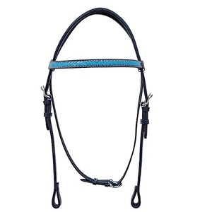 ชุดอุปกรณ์ขี่ม้าหนังแท้แบบตะวันตก สายจูงม้า ทนทาน สำหรับการแข่งขัน - Product Image 2