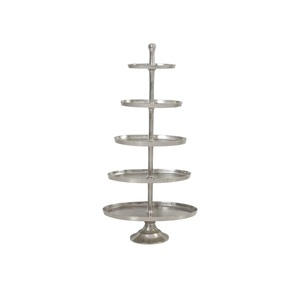 Présentoir à gâteaux rond en métal Meilleures ventes Présentoir à gâteaux design Serveur Thème coloré Fabricant direct usine Design moderne - Product Image 3