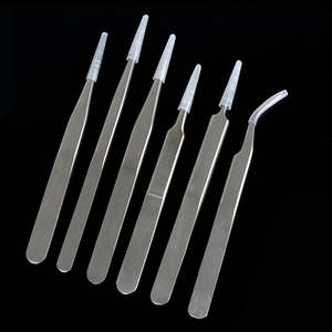 Pince à épiler en acier de haute précision anti-acide RHINO RH du Japon pour la réparation de composants de téléphone, de montre et de bijoux, outil manuel - Product Image 4