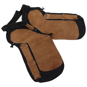 Protectores de Piernas para Herrador de Cuero Vacuno y Acero Inoxidable, Duraderos, al por Mayor, OEM, 2026, Equipo de Protección Equina para Herrería, Logotipo Personalizado, Resistentes al Calor - Product Image 1
