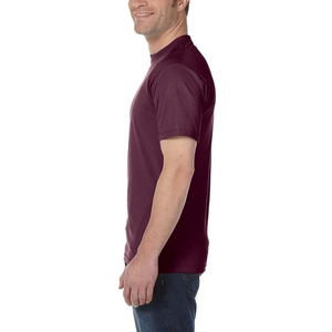 Estilo Vintage 100% algodón pesado de gran tamaño para Hombre Camisetas logotipo personalizado hombro caído diseño liso en blanco de talla grande - Product Image 4
