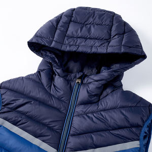 Abrigo de invierno ligero para hombre con logotipo personalizado 2025 con lona, nuevos diseños, chalecos acolchados gruesos con burbujas, chaquetas - Product Image 5