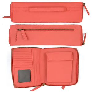 Direct Sale Indian Supplier Premium Quality Unisex Genuine Leather <b>Wallet</b> Large Capacity Waterproof Casual Card Holder Open - Product Image 6