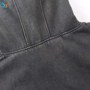 Sweat à capuche tendance avec masque intégré |   Fabricant en gros de vêtements de rue personnalisés, sweat-shirts à fermeture éclair - Product Image 6