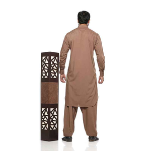 Conjunto de Shalwar Kameez 100% Algodón para Hombre, de Secado Rápido, Sin Arrugas, Ropa Casual Musulmana, el Más Vendido para Todas las Temporadas, Venta al Por Mayor de Fábrica - Product Image 3