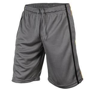High Quality Custom <b>Black</b> & White Plain Dyed Basketball Shorts Wholesale Sportswear Mesh Shorts <b>in</b> Bulk - Product Image 4