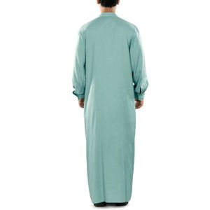 Thobe Jubba pour hommes multicolores de style arabe, livraison en ligne, nouvelle arrivée, service OEM, service OEM, faible MOQ, meilleur prix de vente - Product Image 3