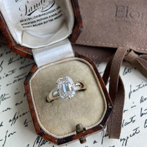 Bague de fiançailles en diamant de culture - Style Sintra, taille Old Mine - Product Image 3