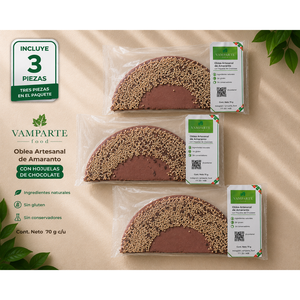 Paquete de 3 Obleas Saludables en Forma de Abanico, Bocadillo Crujiente de Granos Estilo Mexicano, Listo para Reventa - Product Image 3