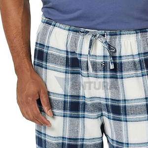 Haut fabricant meilleur matériel marque privée votre propre conception nouveau style pantalon en flanelle décontracté pour hommes - Product Image 5