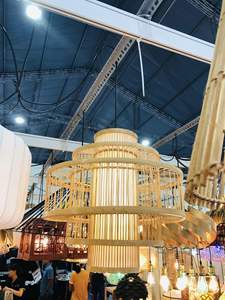 Creative Personality Chandelier Rattan Lamp Bamboo Woven Hemp Ball Bird's Nest <b>Retro</b> Balcony Modern Warm Romantic Rattan Lamp - Product Image 6