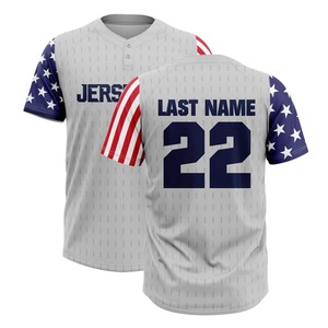 Uniforme de Béisbol con Logotipo Personalizado, Nuevo Diseño de Camiseta con Rayas y Nombre Personalizado, Ropa de Béisbol y Sóftbol Personalizada para Hombre - Product Image 4