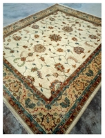 Persischer Handgeknüpfter Wollteppich Jaipur Qualität Hohe Knotendichte Teppich aus Indien zum Fabrikpreis