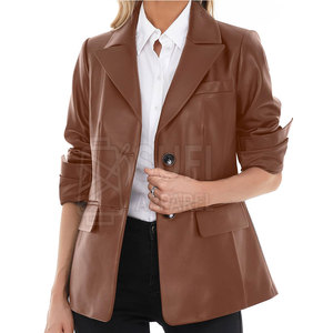 Hot Selling Women Genuine Leather Winter Eco-Friendly Windproof Jacket Front Logo Customized Colors Sizes High Quality Full - Product Image 3