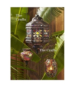 Greatest Quality Hanging <b>Lantern</b> In Iron And <b>Glass</b> Black Color Hanging <b>Lantern</b> For Wedding And Home Decor - Product Image 4