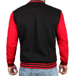 Nuevas Chaquetas Varsity Estilosas para Hombre, con Capucha, Cuello Alto, Logotipo Frontal, Invierno, Casual, Alta Calidad, Personalizables, al por Mayor, 100% Lana - Product Image 3