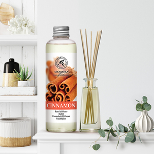 Recharge liquide pour diffuseur d'arômes Aromatika à la cannelle naturelle 200 ml, parfum d'ambiance longue durée pour diffuseur à bâtonnets - Product Image 4