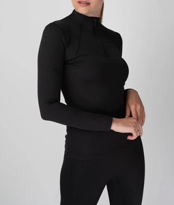 Camisa de Manga Larga para Equitación, Capa Base Transpirable de Alto Rendimiento para Competencia Ecuestre - Product Image 6