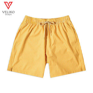 Stylish Men's Canvas <b>Board</b> Shorts Mid Waist Spandex Comfort Anti-Wrinkle Fabric Eco-Friendly Beach Surfing Classic Look - Product Image 1