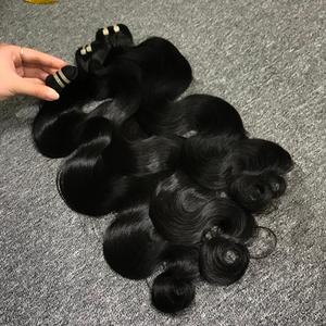 100% cheveux vierges vietnamiens texture de vague de corps extensions de tissage de cheveux pas d'étirement pas de volants qualité supérieure 100g faisceaux - Product Image 6