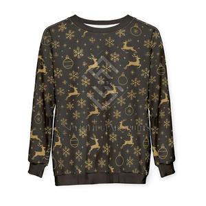 เสื้อสเวตเชิ้ตผู้ชายแบบสวมหัว ผ้าฟลีซหนานุ่ม พิมพ์ลาย สำหรับฤดูหนาว สไตล์ลำลอง  พร้อมโลโก้สั่งทำ - Product Image 5